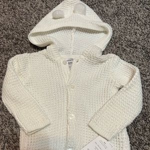 NWT 6mo Carter knit button jacket
